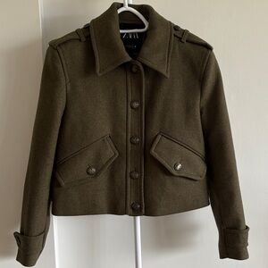 Zara Wool Military Jacket for Women